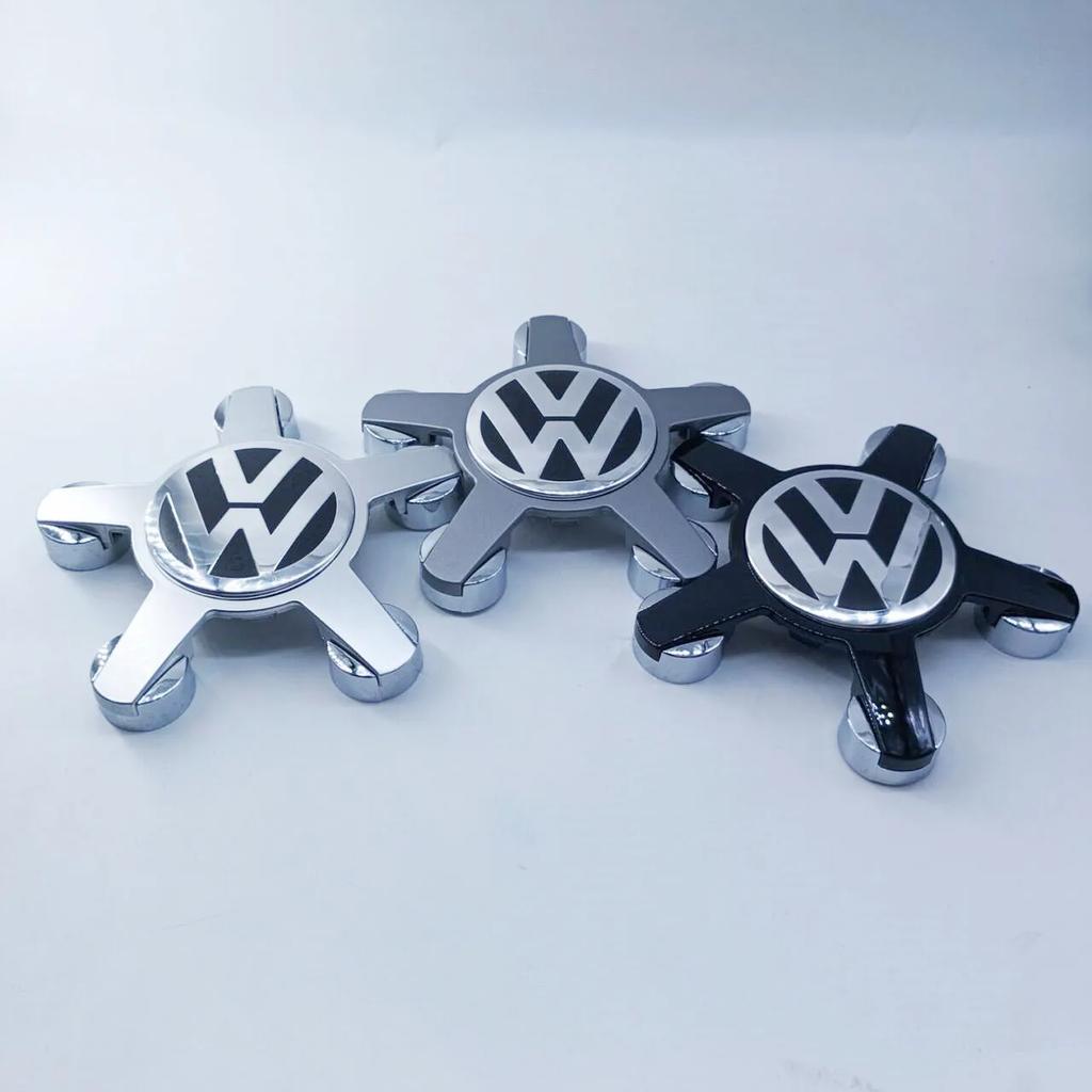 For VW Volkswagen Jetta MK5 Golf 4pcs 135mm Volkswagen Golf Polo Car Wheel Center Caps 5Pins Rim Hub Cover Hubcap Logo Badge Emb
