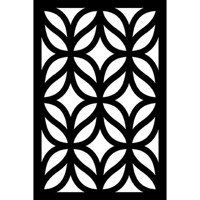 Pochoir 10x15 cm Géométrique feuilles