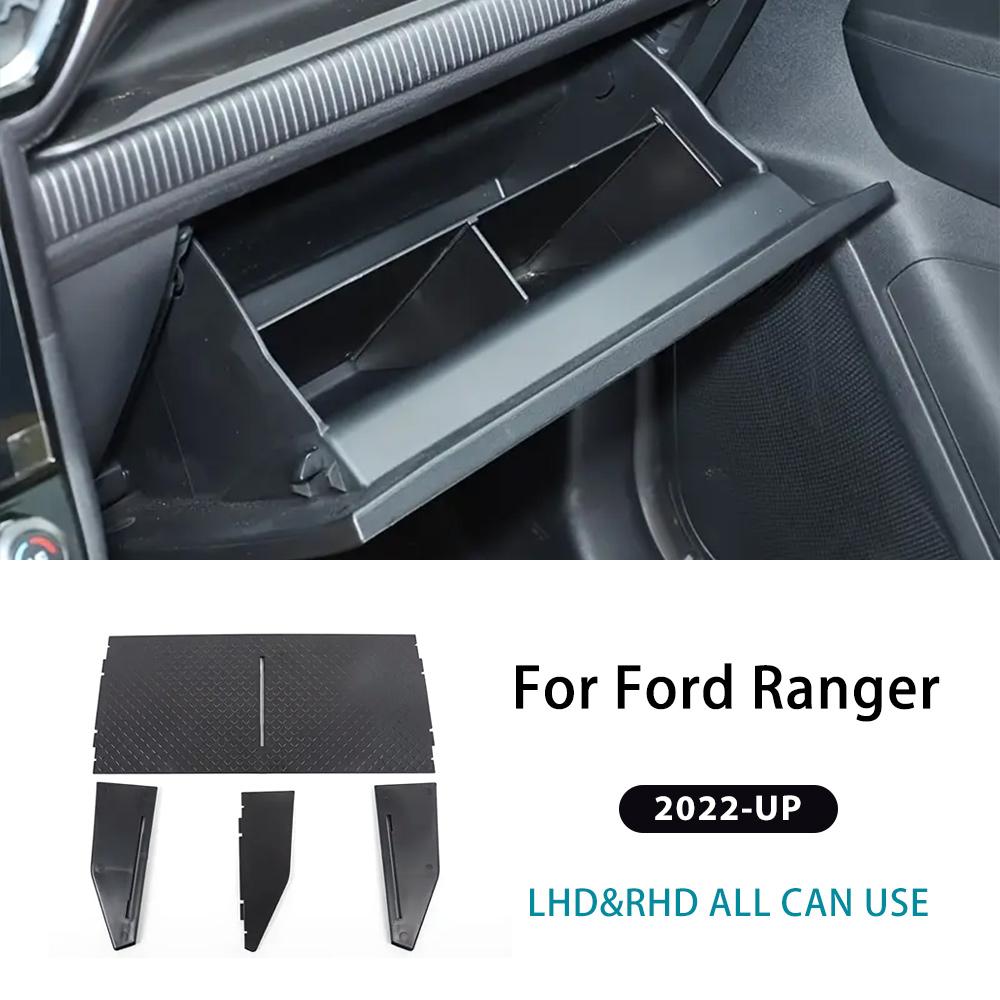 For Ford Ranger T9 2024 2025 Passenger Toolbox Storage Partition Car Interior Accessories