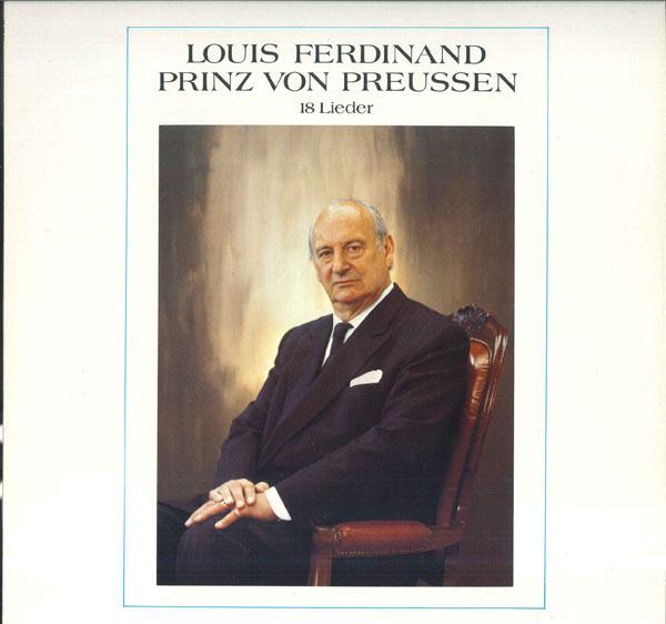 

LP Record EDDA MOSER ERIK WERBA Louis Ferdinand Prinz Von Preussen 662285101 NONE Germany Classical Used