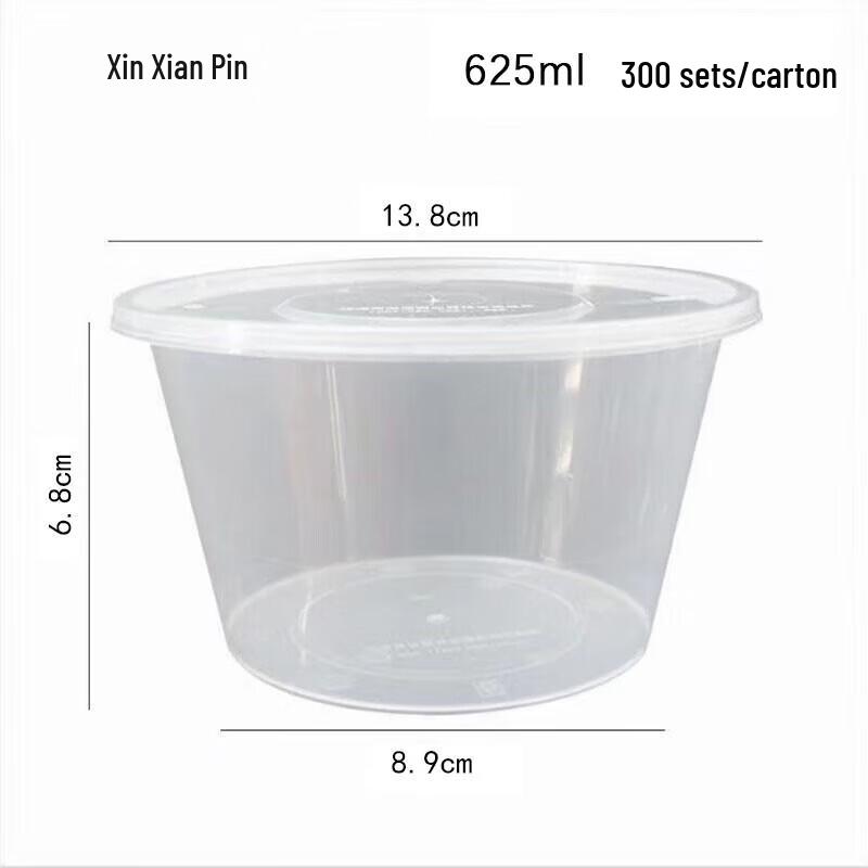 Einweg-Transparente Plastik-Lebensmittelbehälter mit Deckeln