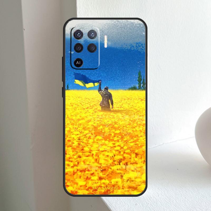 Ukrainian Flag For OPPO A96 A76 A16 A5 A6 Pro A15 A17 A57 A18 A38 A58 A78 A98 A54 A74 A94 A40 A60 A80 Case