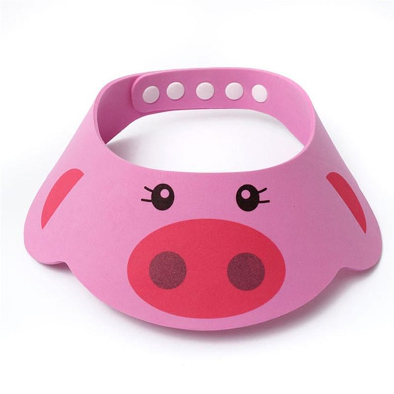 

Регулируемая детская шапка для малышей, детский шампунь, шапочка для душа, мытье волос, защита для волос, кепка с прямым козырьком One size розовый