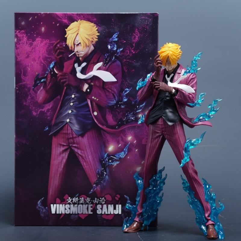 One Piece Series New Style Tenryu Sanji King Color Standing Pose Domineering Table Decoration Figurine Boxed Action Figure Model
