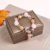 New Chinese Sweet Sansheng III Butterfly Crystal  Women's Shell Bead Powder Crystal Tassel  Jewelry