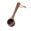 Walnut Coffee Bean Spoon Long Handle Teaspoon Measuring Spoon  for Measuring Coffee Beans