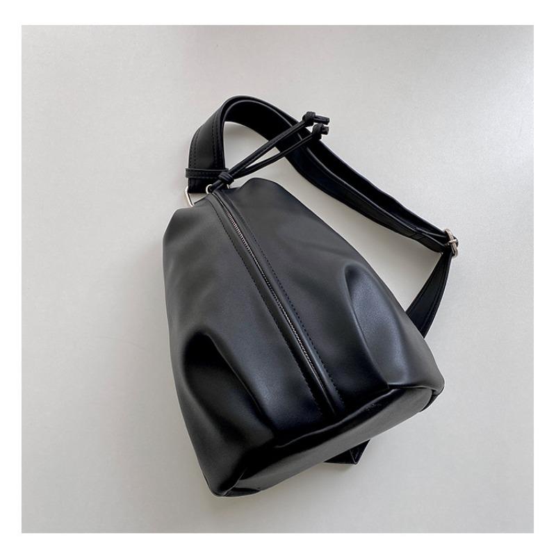 Logo-Mode-Tasche Damen vielseitige Bucket Bag Damen Nischendesign Damen Schulter-Brusttasche Leder Messenger Bag Damen