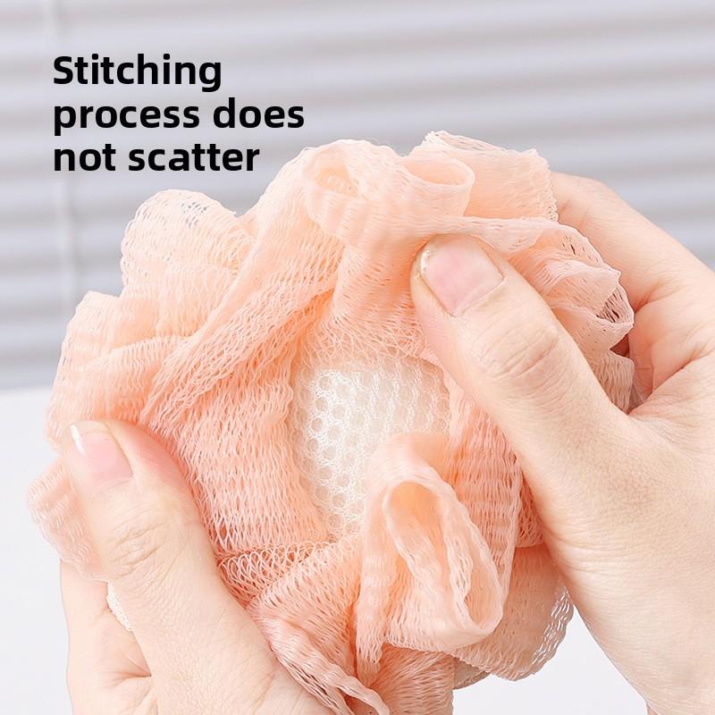 Bath Shower Ball - Soft and Non-abrasive, No Pain, No Irritation, Bubble Bath Flowers, Hanging Shower Flowers