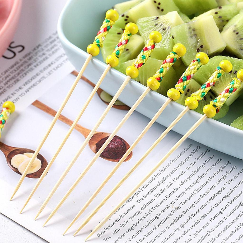 50 pezzi di stuzzicadenti decorativi per cocktail tropicali, con motivi