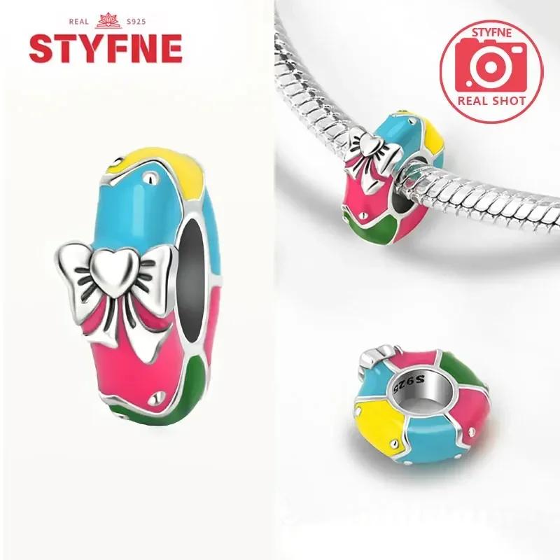 Realcopper Stopper Clip Charm Star Bow Charms Beads For Original Bracelets Fine Jewelry Gifts For Women Diy