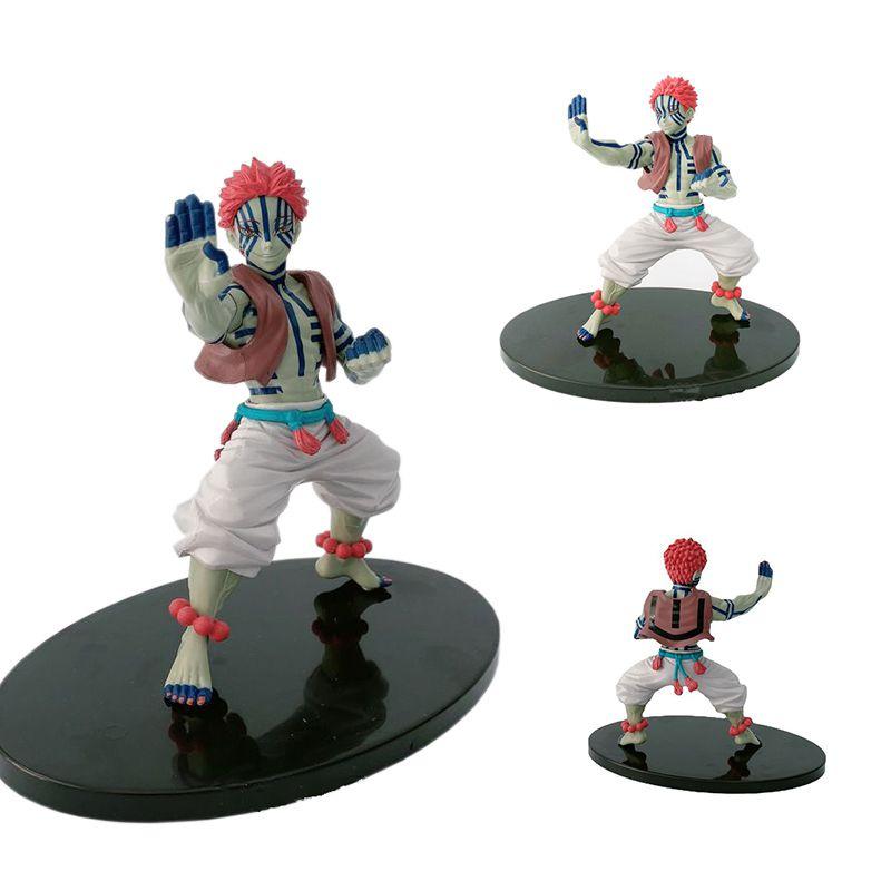 Detailed Akaza Demon Slayer Kimetsu No Yaiba Action Figure Ideal For Display And Play