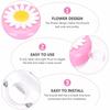 Multi-color Kids Bicycle Bell Daisy Flower Bike Bell Children Cycling Warning Alarm Loud Safety Cycling Handlebar Accessories