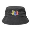 Red Blue and Yellow Pikmin Bucket Hat for Unisex Women Travel Floppy Hat Fashion Packable for Vacation Fishing Caps Bob Hat
