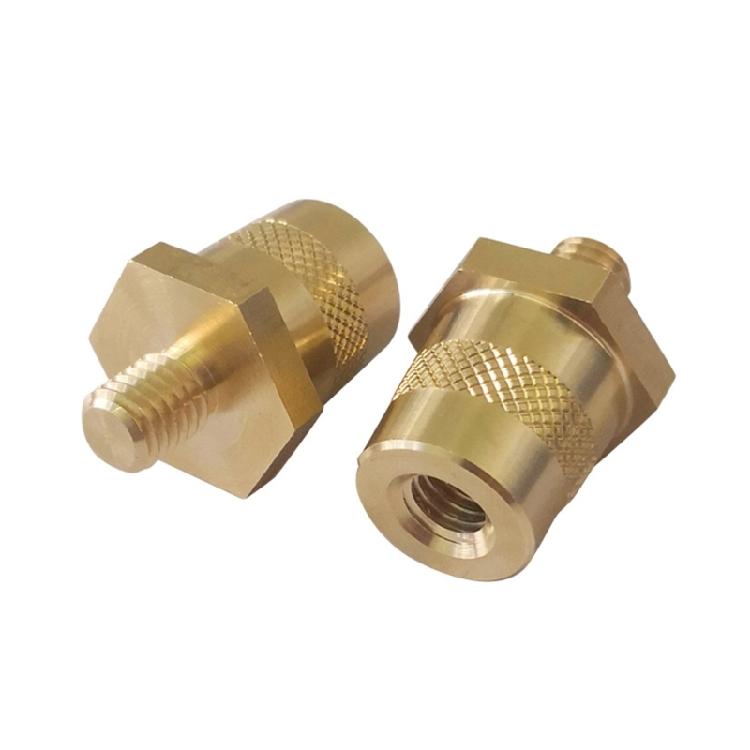 Brass Battery Terminal Pair Stainless Steel Screws Reliable Power Connections