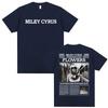 Unisex Miley Cyrus Flower Lyrics TShirt 90s Poster Design 100 Cotton Fashion Vintage High Quality Casual Wome And Men Tshirts