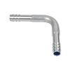 #6 #8 #10 AC 90 Grad Schlauchtülle Verbinder Aluminium Stecknippel Verbinder für Schlauch mit Barriere 3/8 1/2 5/8