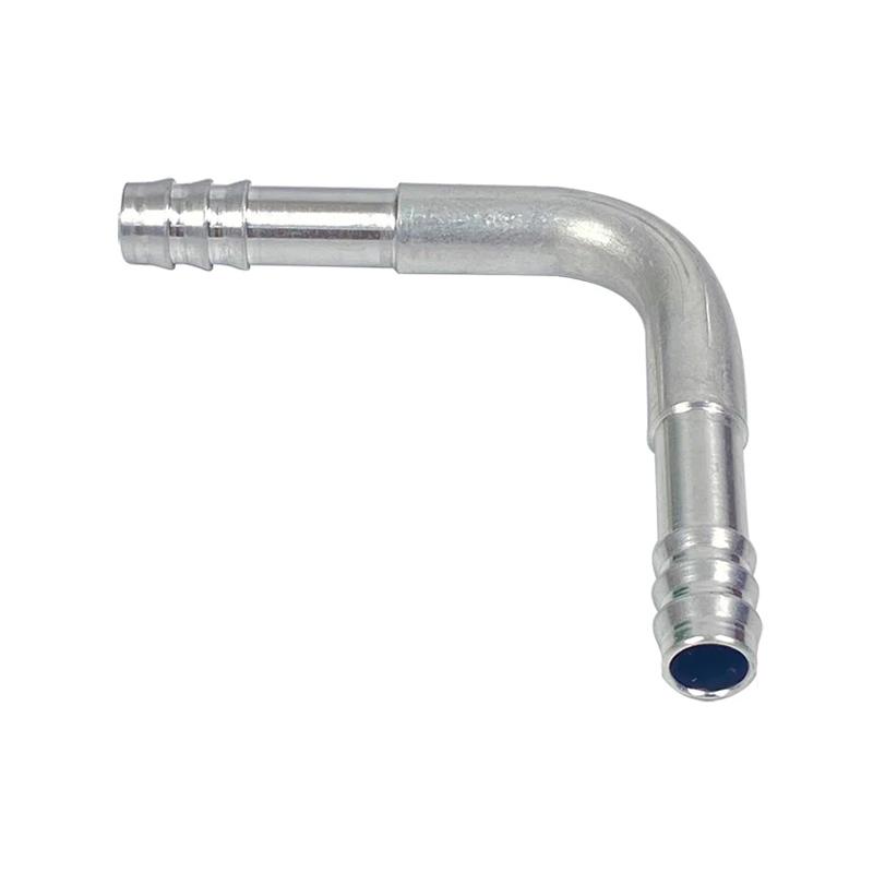 #6 #8 #10 AC 90 Grad Schlauchtülle Verbinder Aluminium Stecknippel Verbinder für Schlauch mit Barriere 3/8 1/2 5/8