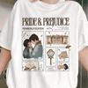 Pýcha a předsudek "Romantický román Grafické Dámské Čtyři roční období Nový styl Unisex Ležérní Módní Tričko