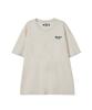 BY.L Multi Paisley Graffiti Logo Short Sleeve T-Shirt Cream