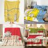 Illustrator I Ico C Crafts Throw Flannel Throw Blanket Suitable for Sofa Living Room Bedroom