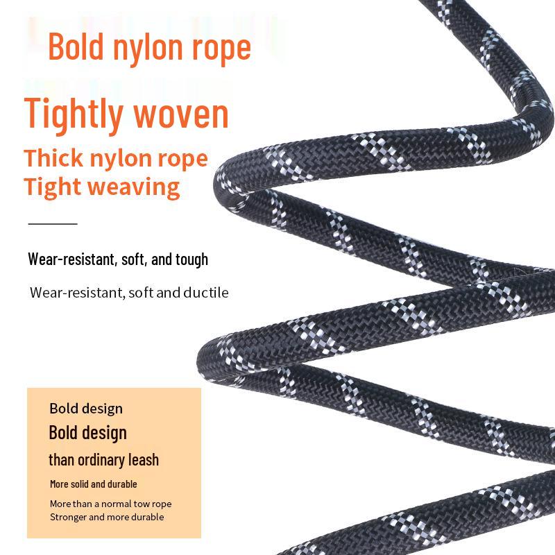 Reflective Dog Chain Leash: In Stock Pet Traction Rope