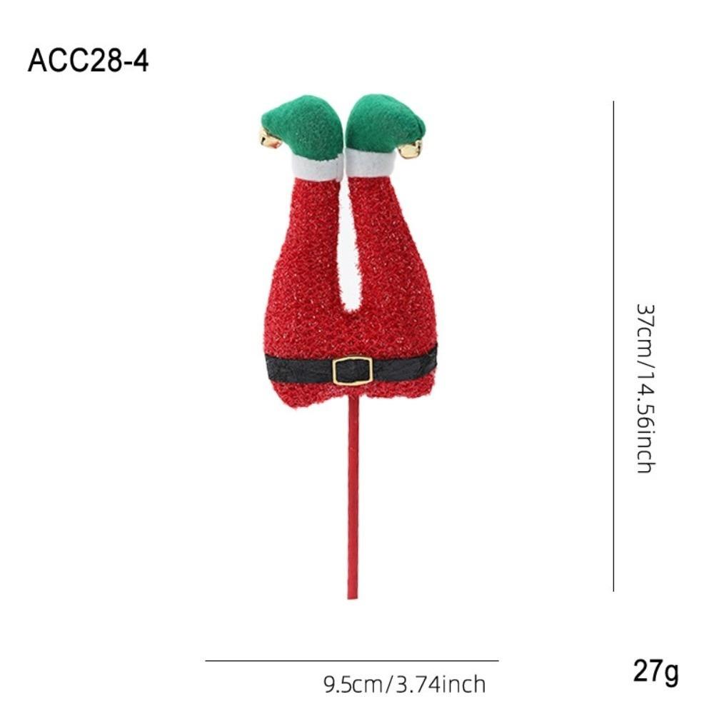 Large Christmas Elf Figurine Leg Ornament  Xmas Navidad Holiday Party Decorations