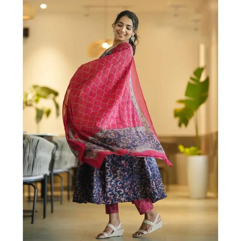 Women Designer Party Wear Rayon Kurta Pant Dupatta Set Salwar Kameez Kurti Dress SC-2244