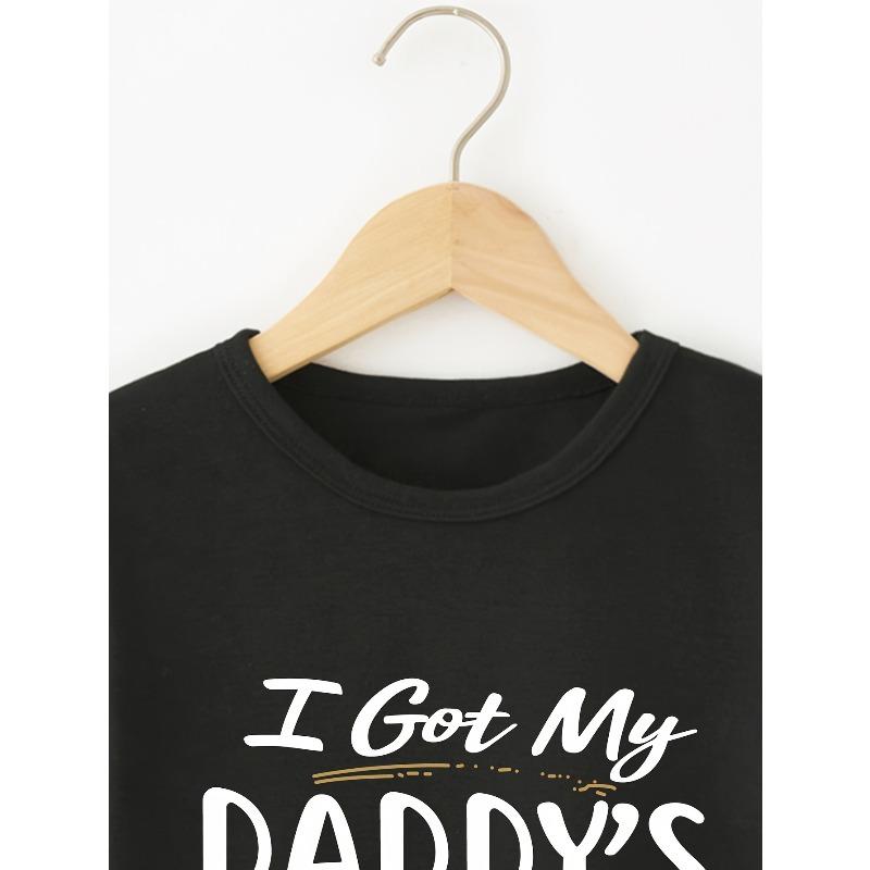 European sizes [Fun|Comfy] Comfy, Versatile Boys' Fun 'I Got My Daddy's Temper & Mommy's Attitude' Print T-Shirt