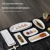 Melamine Long Sushi/BBQ/Hot Pot Plate for Beef and Cold Dishes