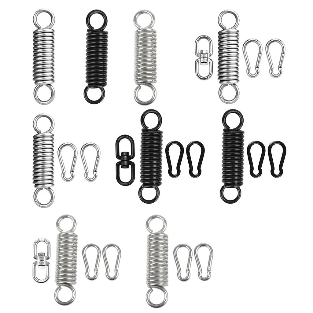 Heavy Type Spring Stainless Steel Hanging Spring 360 Degree Rotating Spring for Outdoor Swing Accessories
