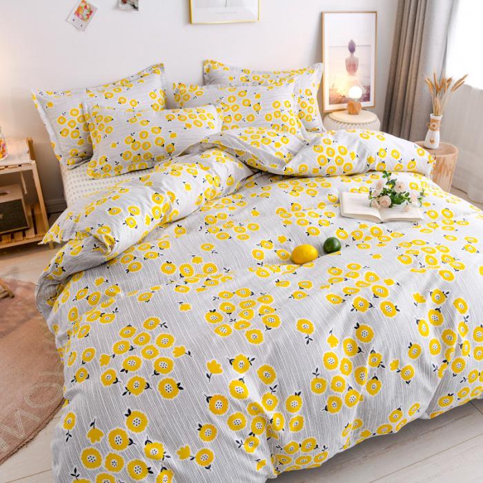 Nantong Aloe Vera Cotton Student Dormitory Summer Bedding Set