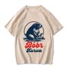 Fun Hamster Print Men's T-Shirt Summer Vintage Kawaii Men's Women's Surfing Beach T-Shirt Unisex Breathable Casual Top