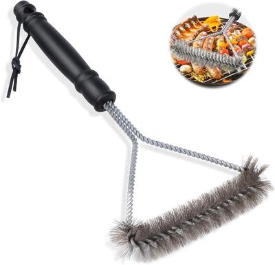 Perie din Oțel Inoxidabil pentru Grătar – Antiaderentă, Rezistentă, Instrument de Curățare cu Sârmă pentru Accesorii de Grătar