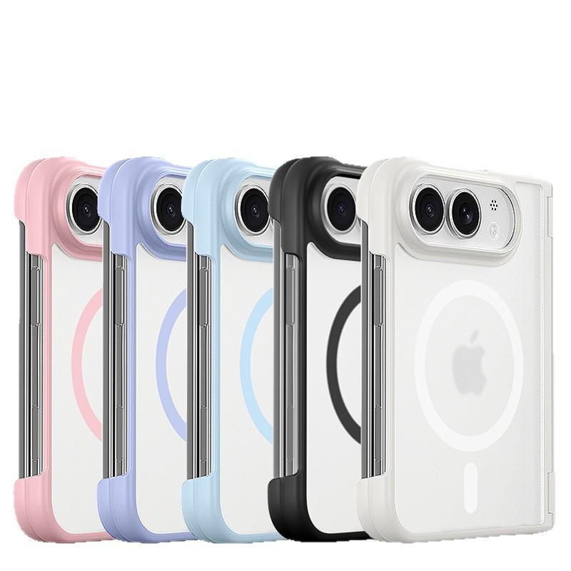 Magnetic Flip Phone Case IPhone Duo With Full Coverage Hard Back Soft TPU Edges Scratch Resistant Matte Finish