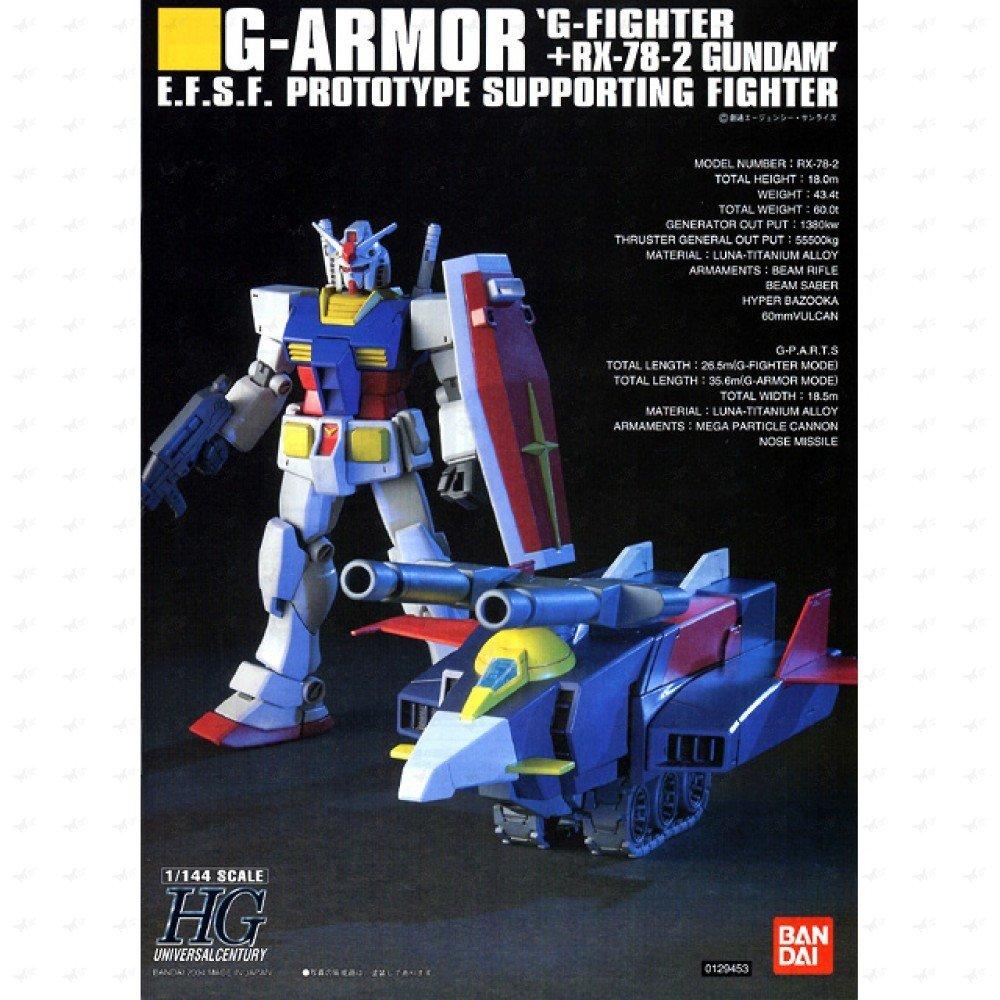 HGUC G Armor Fighter Suit No.050 1/144 (G + RX-78-2 Gundam) (Mobile Gundam)