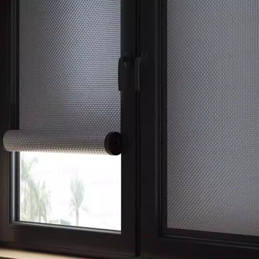 Heat Insulation Thermal Insulation Curtains Self-adhesive Blackout Sun Block  Office Room