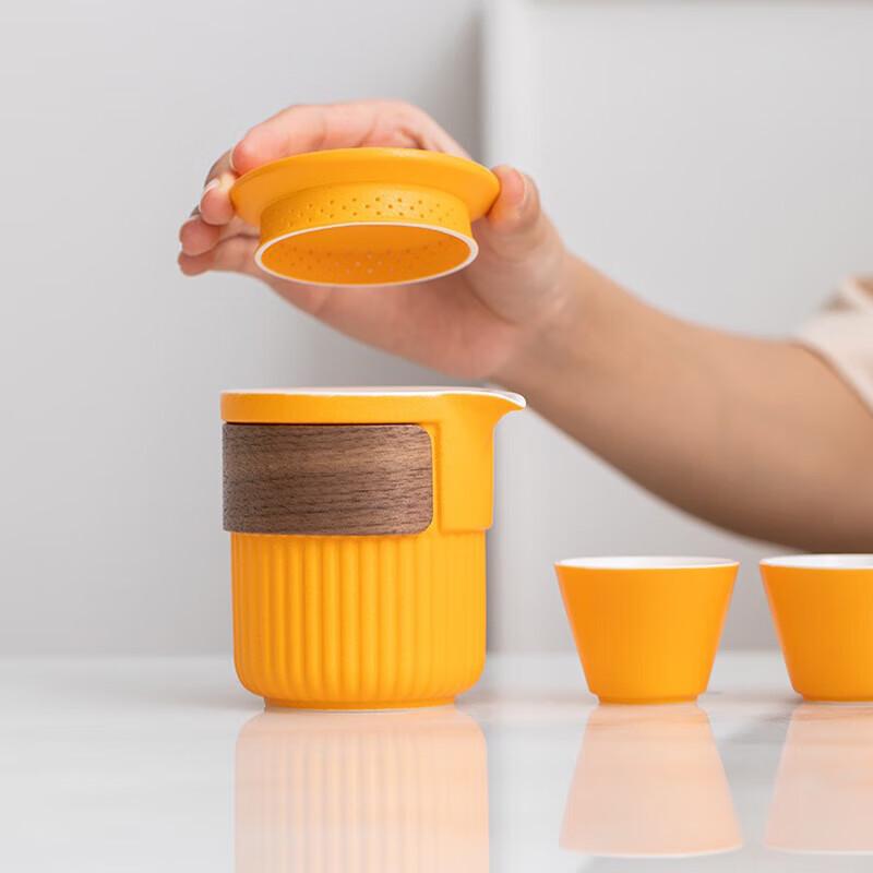 Portable Ceramic Travel Gongfu Tea Set