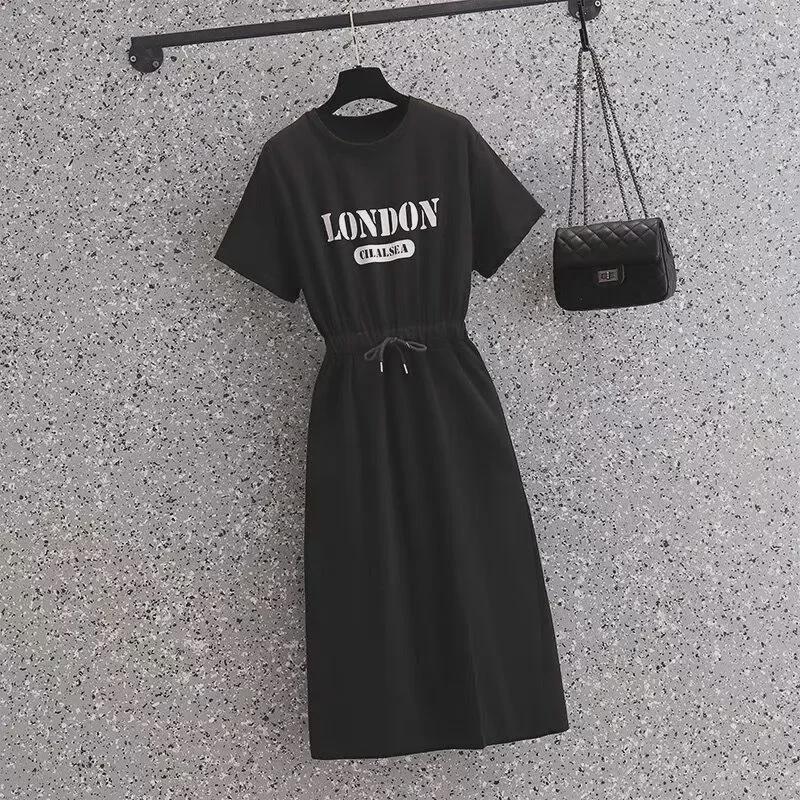 2023 Plus Size Women's Polo Collar Summer Dress: Fashionable and Stylish