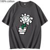 G-green Day Rock Tshirt Kerplunk Flower T-Shirts for Women/Men T Shirt Rock Tees 100%Cotton Summer Clothing Unisex Y2k