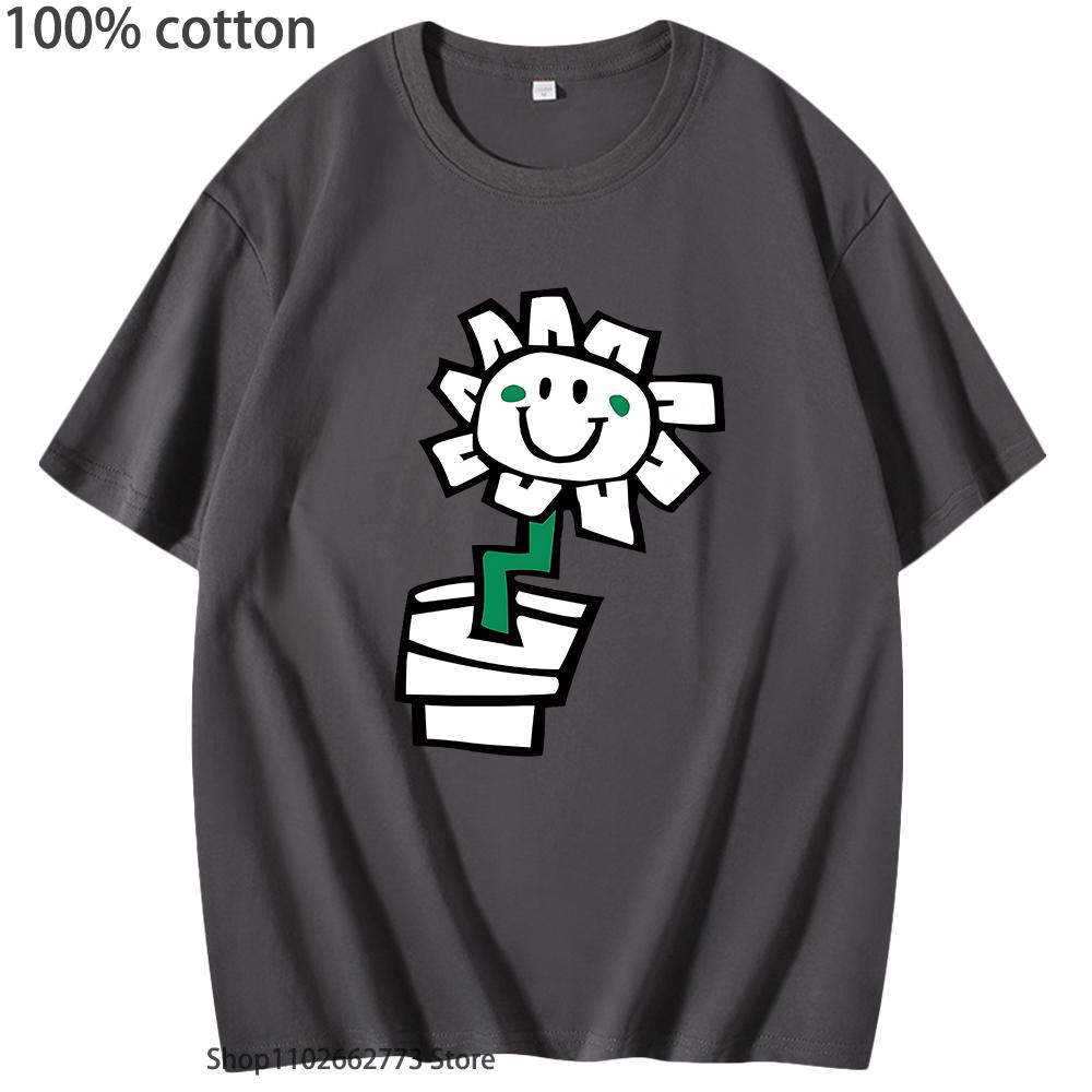 G-green Day Rock Tshirt Kerplunk Flower T-Shirts for Women/Men T Shirt Rock Tees 100%Cotton Summer Clothing Unisex Y2k