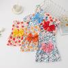 Pet Clothing Dog Girl Boy Summer Dress Polyester Flower Pattern Pet Apparel