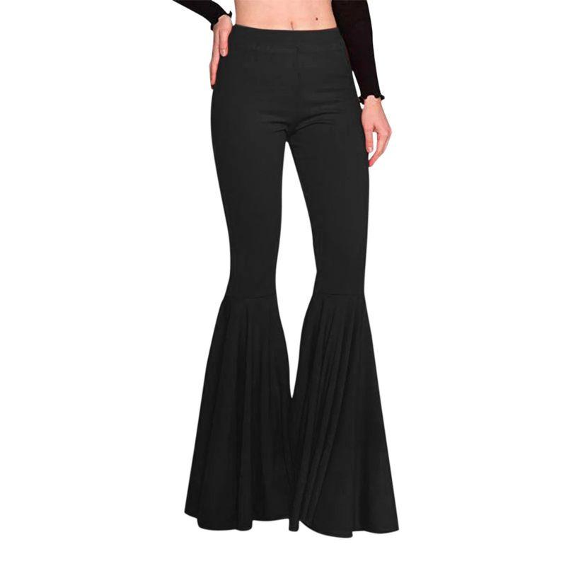Mermaid plus Size Slim-Fit Bell Botttoms Mermaid Silm Stretch Flared Pants