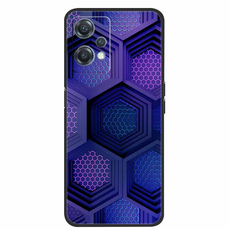 For OnePlus Nord CE 2 Lite 5G Cases Black Silicone Luxury Bumper TPU Case Cover Capa For OnePlus Nord CE 2 5G Shockproof Cases