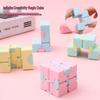 Creative Macaron Infinity Cube: Two-Layer Stress Relief & Educational Toy