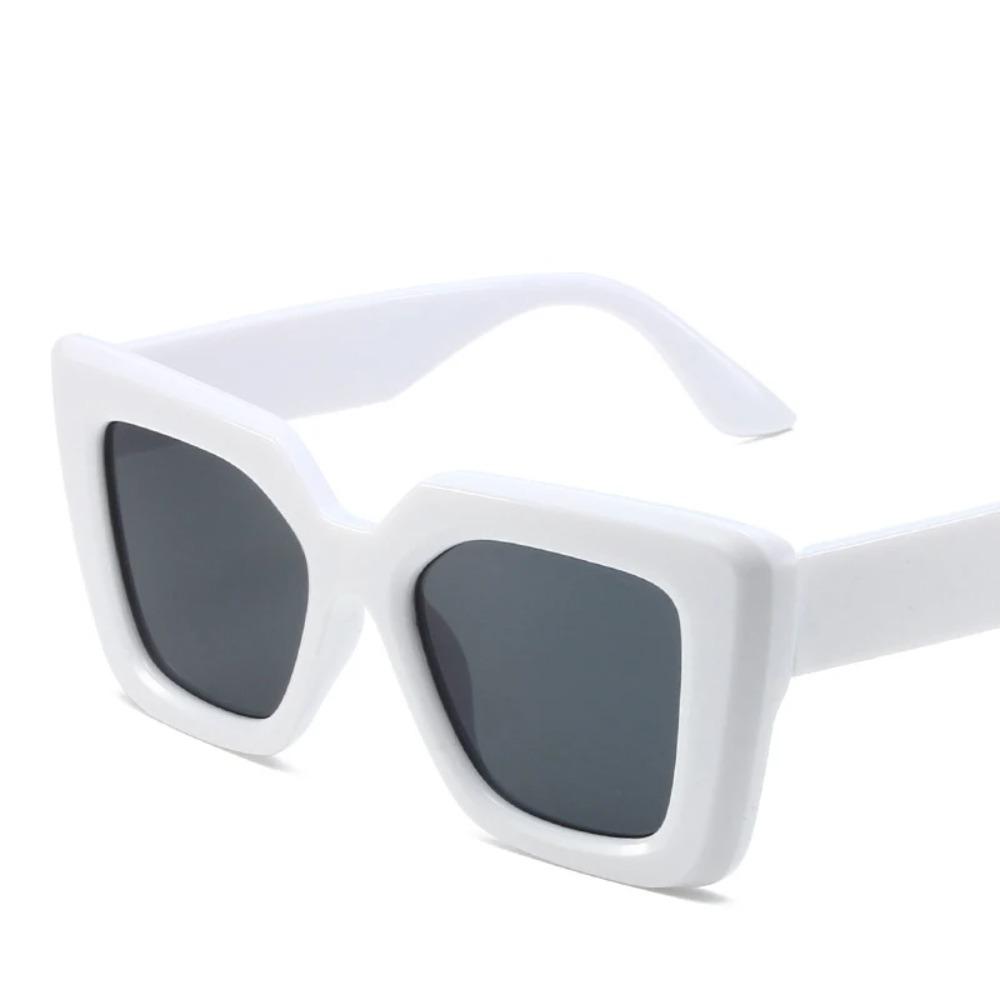 Neue Vintage Sonnenbrille Damen Herren Quadratisch Großer Rahmen Sonnenbrille Marken Designer Retro Shades Mode Brillen
