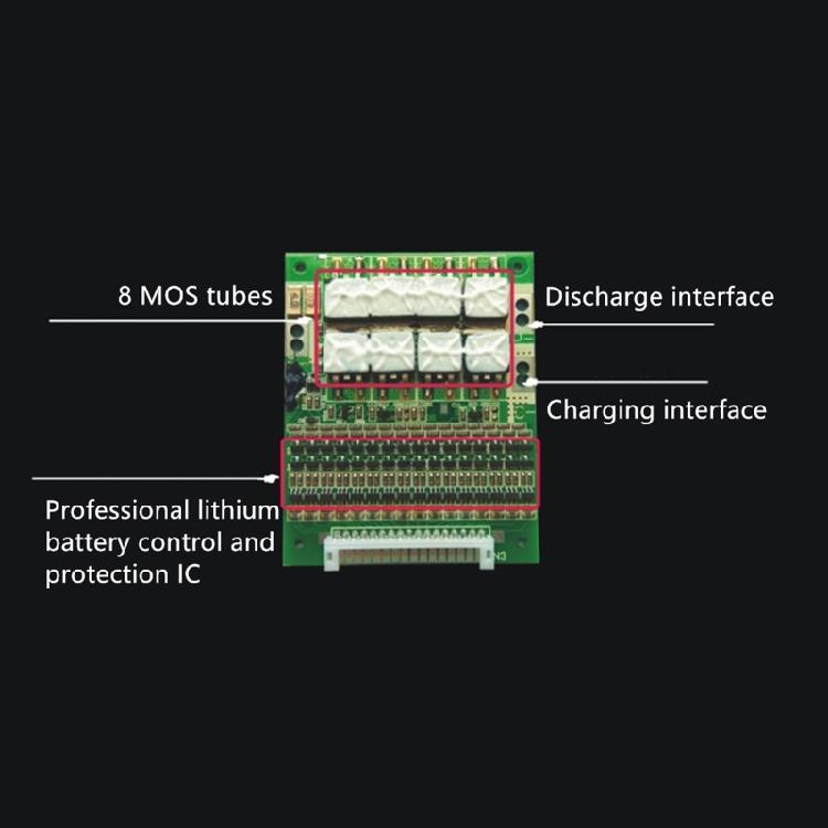 Battery for Protection Board with Balancing 16S 60V 60A BMS- PCB Board for Home