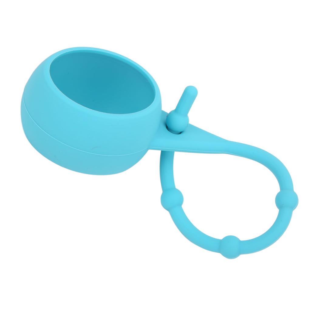 Silicone Golf Ball Holder Soft Protective Cover Portable Golf Ball Waist Keyring Backapack HolderLight Blue