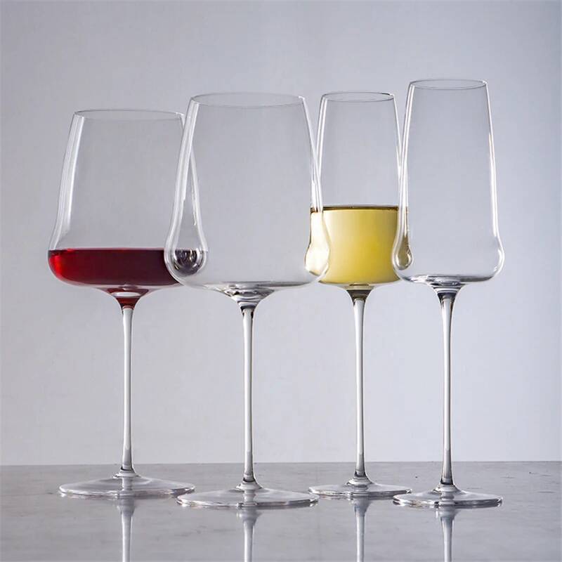 Cloud Design Ultra-Thin Bordeaux Red Wine Glass Crystal Thin Stem Burgundy Goblet Light Luxury Wedding Party Champagne Flute Cup