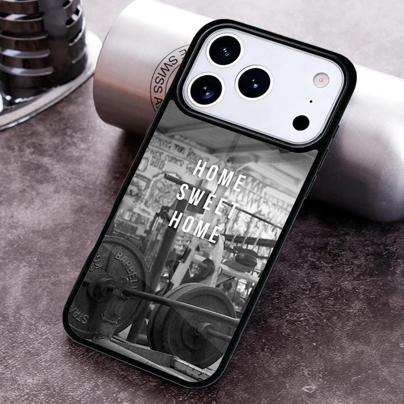Gym Fitness Bodybuilding Phone Case for iPhone 17 16 15 Pro Max Air 14 13 12 11 Plus Shockproof Cover