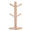 Kaffeebecherhalter Buche Rillendesign in Bulk Tassenbaum Tassenaufbewahrungsständer für Küche Zuhause